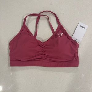 Rosy pink brand new Gymshark sports bra